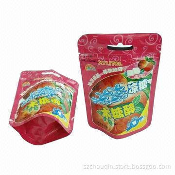 Kraft paper bag, suitable for promotional, harmless for health, biodegradable materials